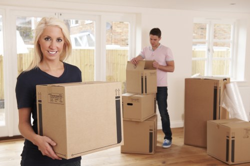 Efficient moving process with careful packing techniques